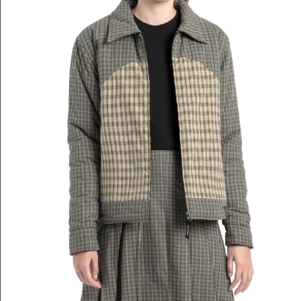 Stussy NWT plaid filled jacket